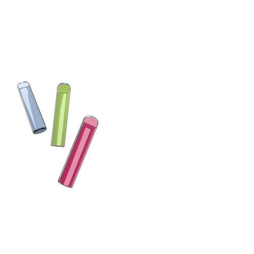 Multicolor-Einweg-Shisha-Rohr 500-Puffs